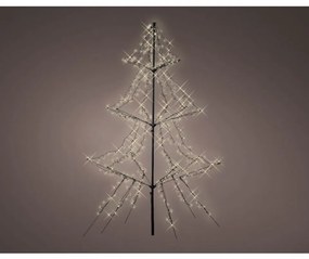 Decoratiune luminoasa Tree metal light-up, Lumineo, H200 cm, 420 LED-uri, lumina calda