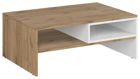 Măsuță de cafea VILGO 90, alb lucios