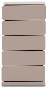 Comodă taupe din metal 37x72x26 cm Joey – Spinder Design