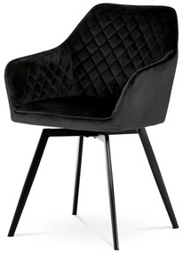 Set de scaune de sufragerie DCH-425 BK4, 2 buc.