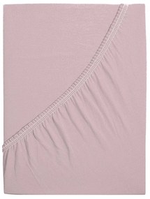 Cearșaf de pat 4Home jersey Ideal roz deschis, 140 x 200 cm, 140 x 200 cm