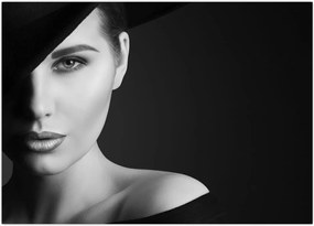 Tablou - Portretul femeii cu pălărie (70x50 cm)