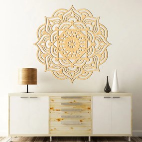 SENTOP | Decorațiune murală cu mandală din lemn | ROMANCE