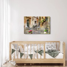 Tablou - Străzile vechi din Roma (90x60 cm)