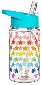 Sticlă pentru copii 400 ml Rainbow Stars - Sass &amp; Belle