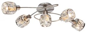 Plafoniera moderna 5 becuri E14 955SHEEN5/SN ELMARK