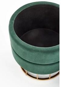 Taburet MINTY d. 37 cm verde/auriu