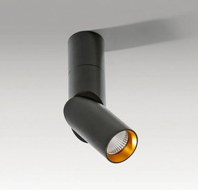Spot LED modern directionabil aplicat tavan/plafon Santos negru