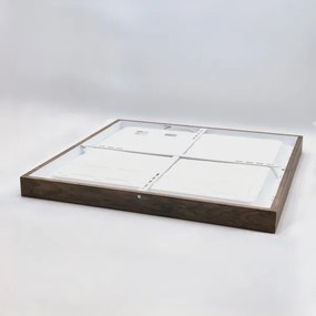 Brilagi-LED Corp de iluminat pentru baie WOODY FRAME LED/50W/230V 60x60 cm IP44, finisaj stejar-nuc