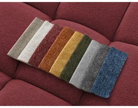 Canapea burgundy cu tapițerie din chenille 278 cm Everest – Bobochic Paris