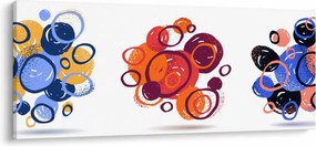 Tabloul cercuri colorate (120x50 cm)