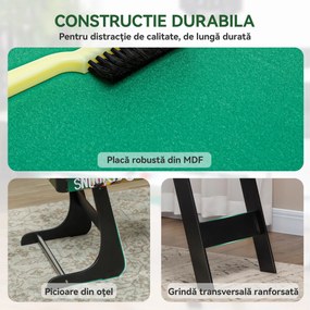 HOMCOM Masă de Jocuri 6 în 1 cu Fotbal de Masă, Biliard, Air Hockey, Tenis de Masă, Hockey pe Iarbă, 118x104x71 cm | Aosom Romania