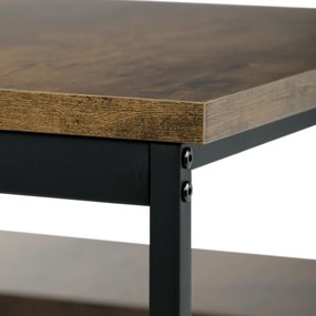 Set de masă cu 2 bănci OLD WOOD , 110 x 60 x 75 cm