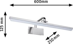 Paulmann 95573 - Aplica pentru tablouri RENAN, LED 11 W, 230 V, 60 cm, crom mat