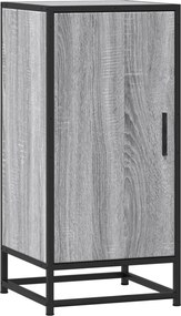 vidaXL Dulap, gri sonoma, 35,5x35x76 cm, lemn prelucrat și metal