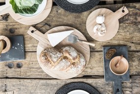 IB Laursen Napron rotund din iuta negru