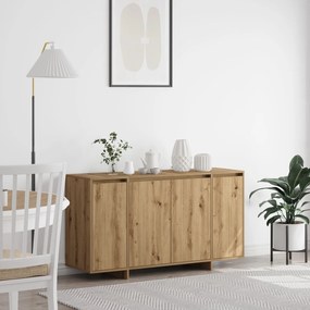 vidaXL Bufet din Stejar Stejar Artisan Lemn Compozit 135 x 41 x 75 cm
