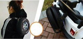 Masinuta Electrica cu acumulator pentru copii NOVOKIDS™ Jeep 4X4 PRO, 2 locuri, Max 40 kg, 3-10 ani , Husa ploaie si rucsac ,2 Baterii 12V, 2 Viteze,