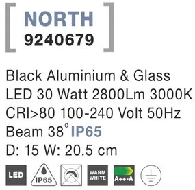 Proiector LED iluminat exterior IP65 NORTH NVL-9240679