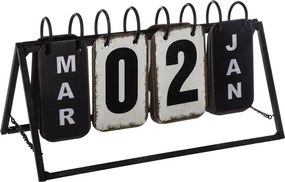 Calendar metalic decorativ