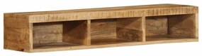 vidaXL Dulap TV montat pe perete 100x30x19 cm lemn masiv de mango brut