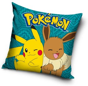 Pokémon Eevee husă decorativă din catifea 40x40 cm