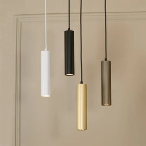 Pendul din aluminiu canelat Anna negru