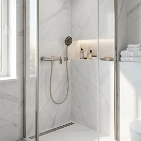 Baterie de duș Rea Hunter Brushed Nickel