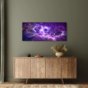 Tablou - Universul violet (120x50 cm)