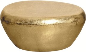 Masuta de cafea Extravaganta, Aluminiu, Auriu, STONE 75cm