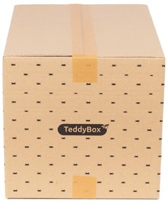 Set de 2 cutii de depozitare bej Compactor Teddy, 42 x 30 cm