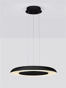 Lustra LED suspendata design modern EPOSI negru D-60cm