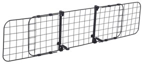 PawHut Bariera Separator de Protectie Masina pentru Caini Reglabila 91-145x30cm