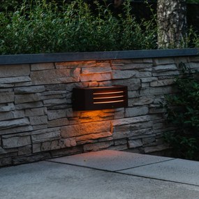 Aplică modernă maro ruginiu IP44 - Hurricane 1