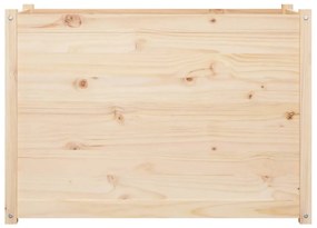 Jardiniera de gradina, 100x50x70 cm, lemn masiv de pin 1, Maro