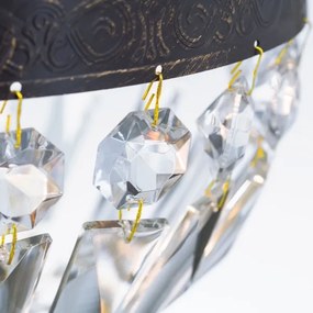 Lustră de cristal pe lanț Orion HL 6-1551/1 ARILA 1xE27/60W/230V maro/patină