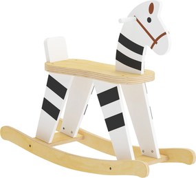 AIYAPLAY Cal Balansoar pentru Copii 1,5-3 Ani, cu Bază Lată, din MDF și Placaj Multistrat, 68x26x53cm, Multicolor | Aosom Romania