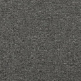Cadru de pat, gri inchis, 140 x 200 cm, material textil Morke gra, 25 cm, 140 x 200 cm