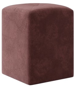 Taburet Tapitat Talin, Mov, Stofa, L 35 x l 35 x H 45 cm