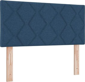 vidaXL Tăblie cap albastru 90 cm țesătură