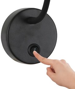 Lampă flexibilă dimabilă de perete Brilagi MAYA 1xG9/4W/230V negru/auriu