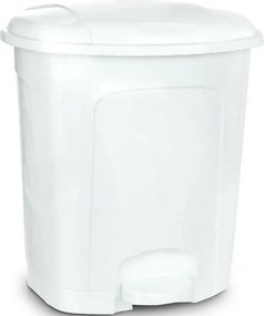 Orion Coș de gunoi cu pedală 5,5 l, alb