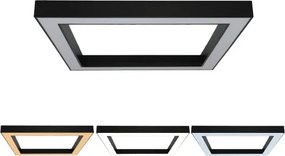 Plafonieră LED/130W/230V 3000/4000/6500K 100x100 cm neagră