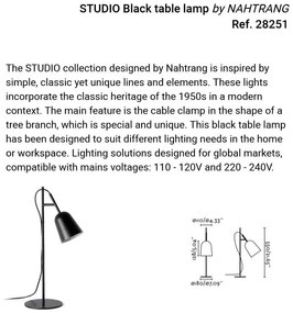 Veioza, Lampa de podea design modern Studio negru