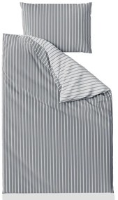 Lenjerie de pat din bumbac Caprivi gri hotelova capsă Dimensiune lenjerie de pat: 70 x 90 cm | 140 x 200 cm