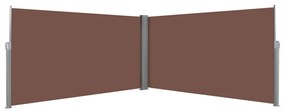 Copertina laterala retractabila, 160 x 600 cm, maro Maro, 160 x 600 cm