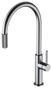 Baterie bucatarie cu sistem filtrare D1 nichel Omnires Switch cu 3 cai, pentru apa filtrata