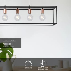 Lucide 08424/05/30 - Lampa suspendata ARTHUR 5xE27/60W/230V