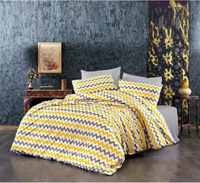 Lenjerie de pat bumbac satinat 2 persoane,homs,serie D 270,00038