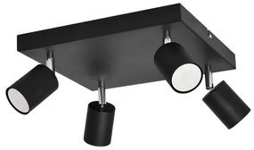 Spot LED TUNE 4xGU10/4,8W/230V negru